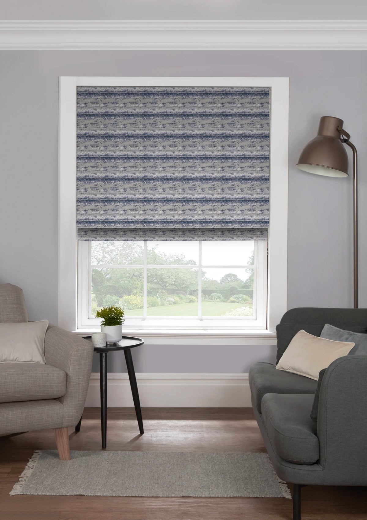 EB Lavico Blue Roman Roman Blind