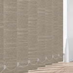 Linenweave Graphite Vertical Replacement Blind Slat