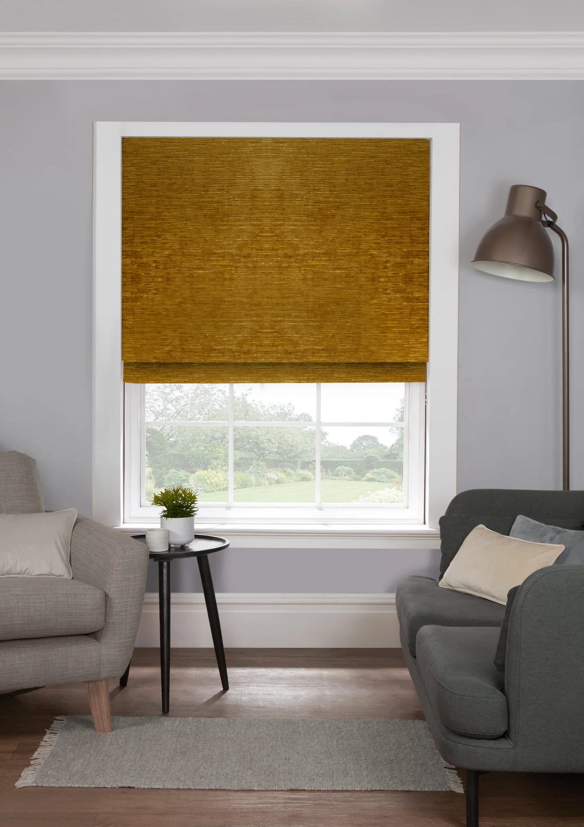 EB Litie honey Roman Blind