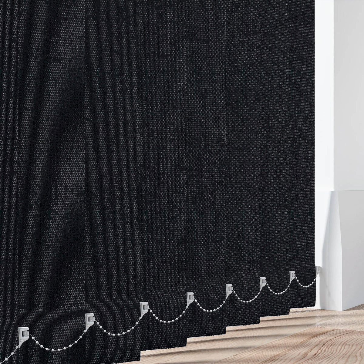 Lyon Black Vertical Replacement Blind Slat