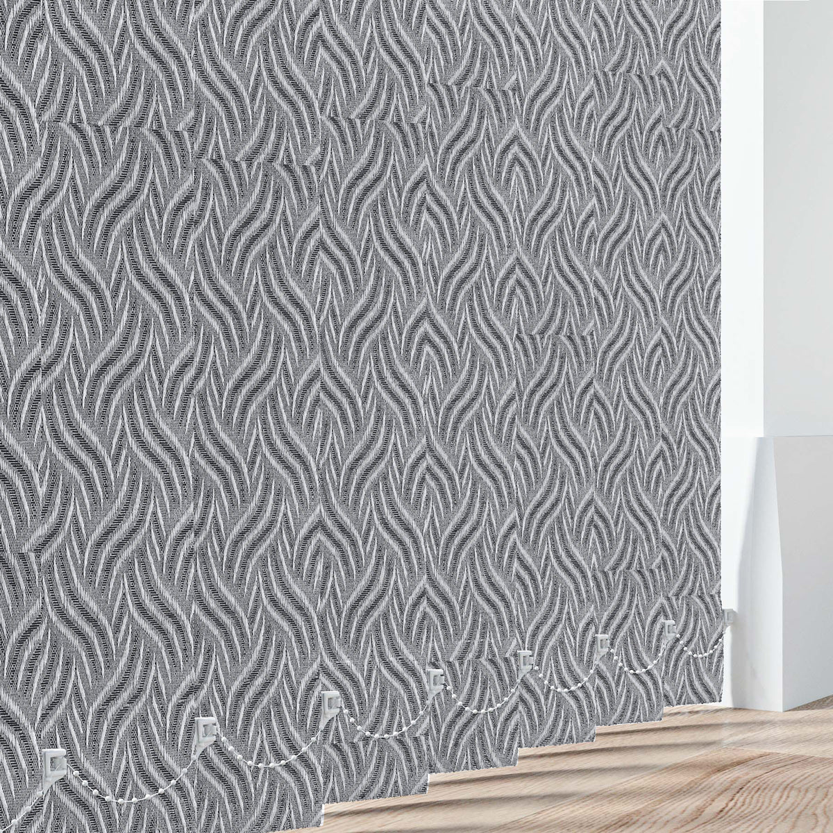 Marina Black Vertical Replacement Blind Slat