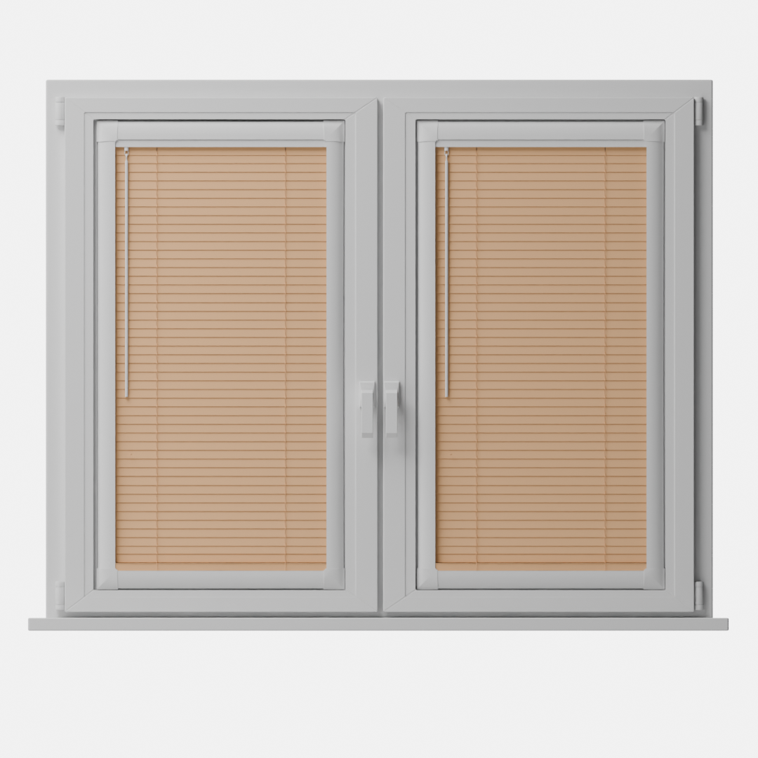 Perfect Fit No Drill Metal Blind - Mellow Peach - 25mm