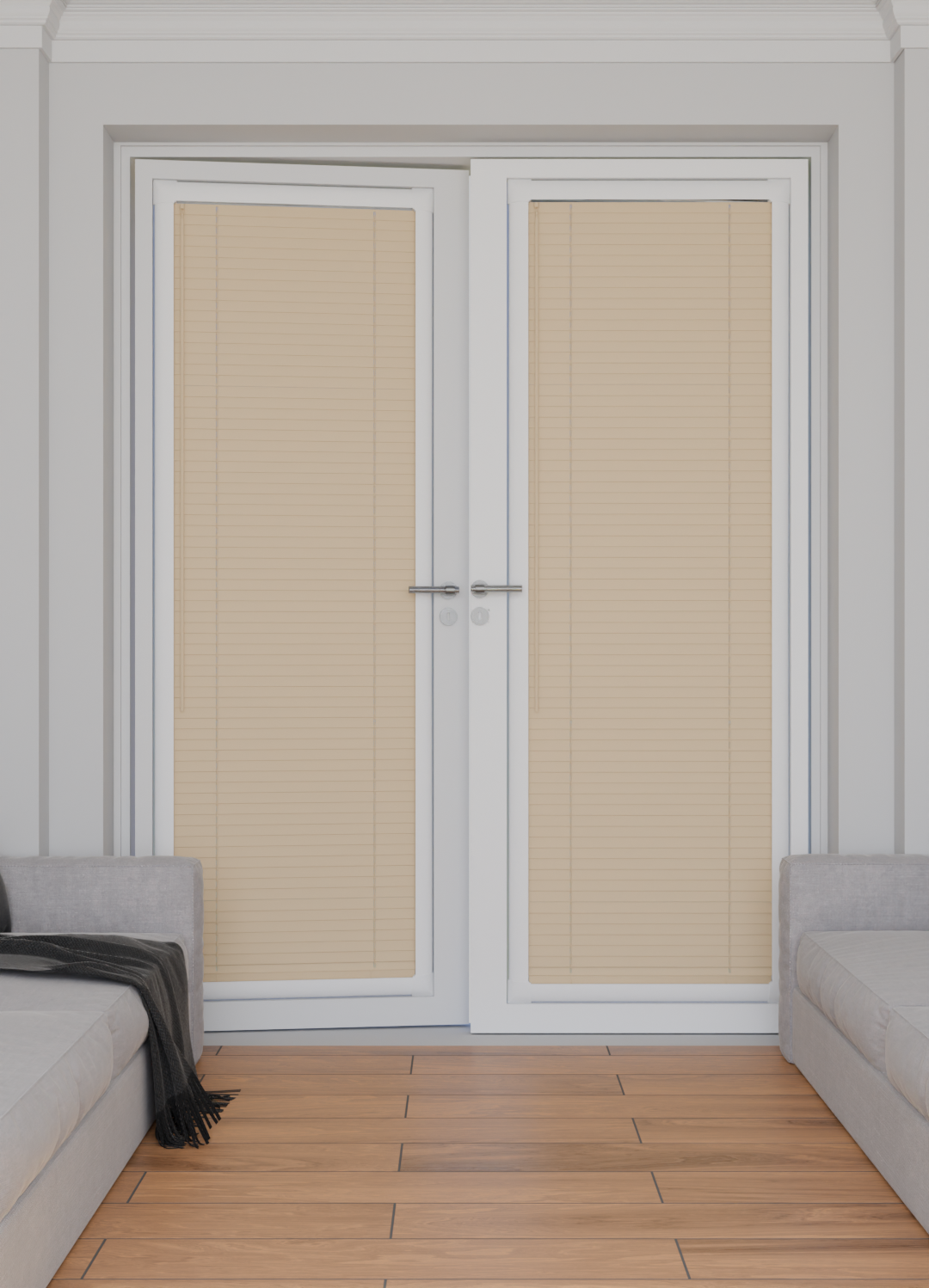 Perfect Fit No Drill Metal Blind - Melon - 25mm