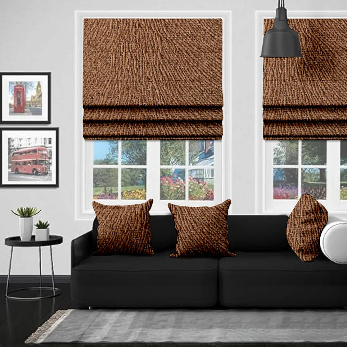 EB Mersin Mink Roman Blind