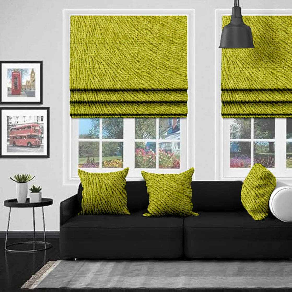 EB Mersin Olive Roman Blind