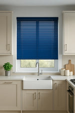 Midnight Blue Metal Venetian Blind - 25mm