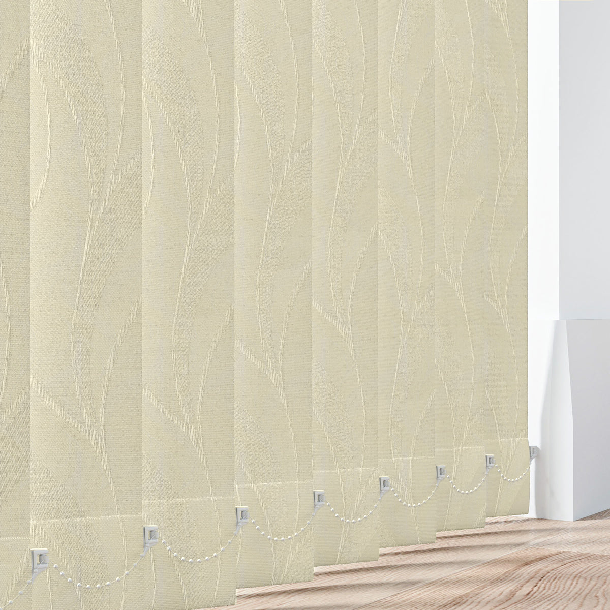 Milton Cream Vertical Replacement Blind Slat