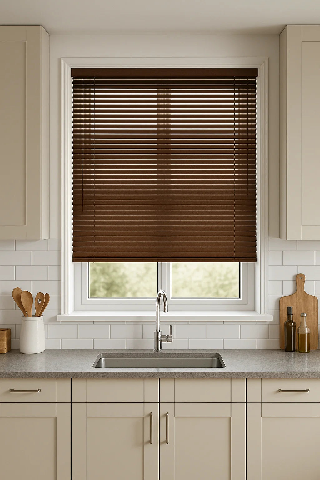 Mocha Metal Venetian Blind - 25mm