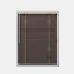 Perfect Fit No Drill Metal Blind - Mocha - 25mm