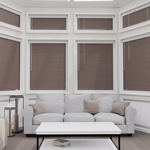 Perfect Fit No Drill Metal Blind - Mocha - 25mm