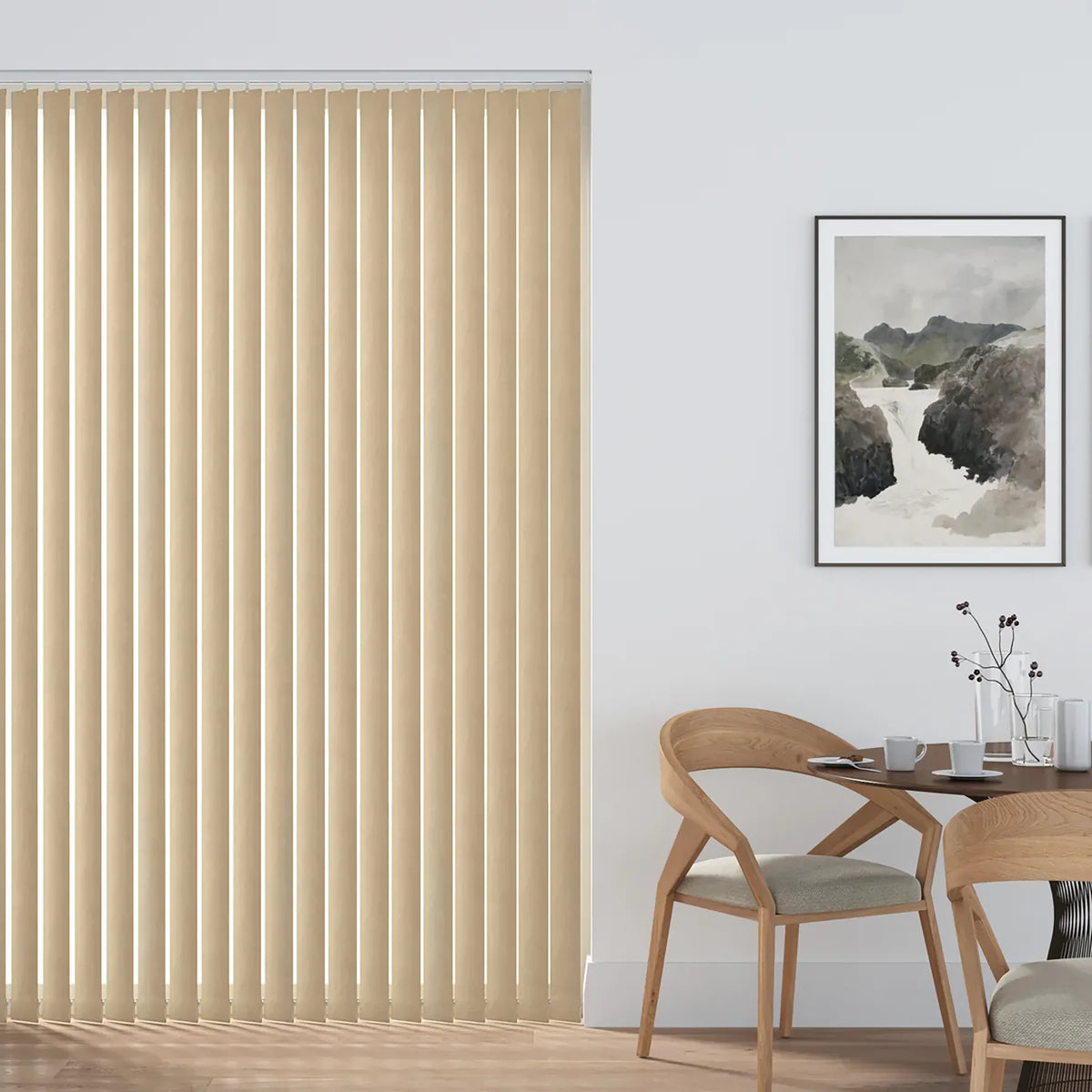 Narsissus Beige Vertical Blind