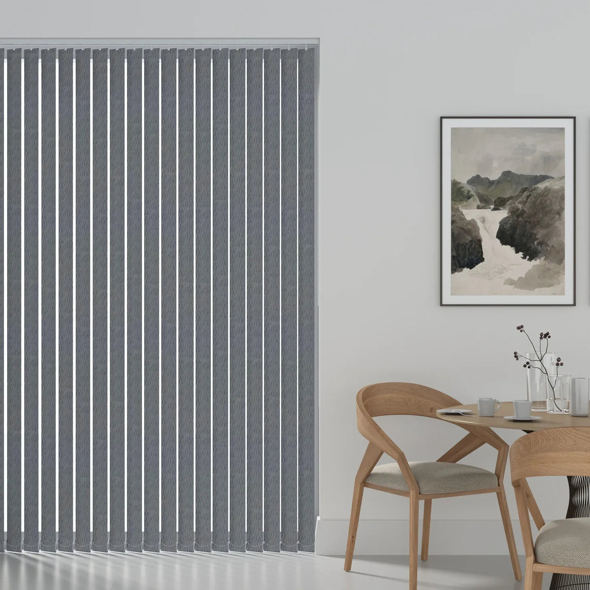 Oasis Charcoal1 Vertical Replacement Blind Slat