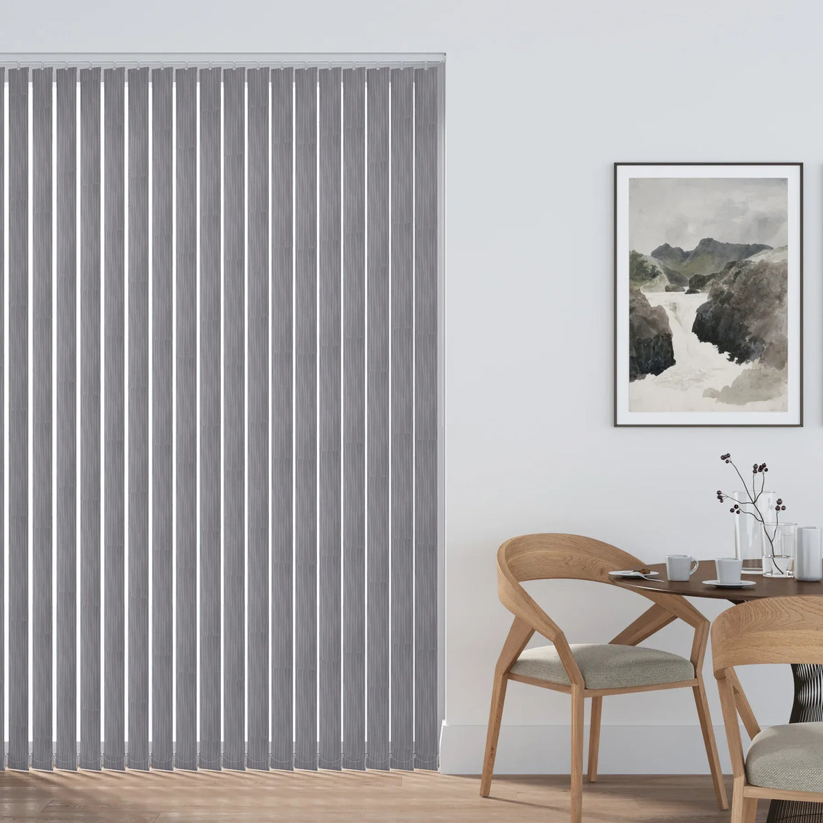 Opera Grey Vertical Replacement Blind Slat