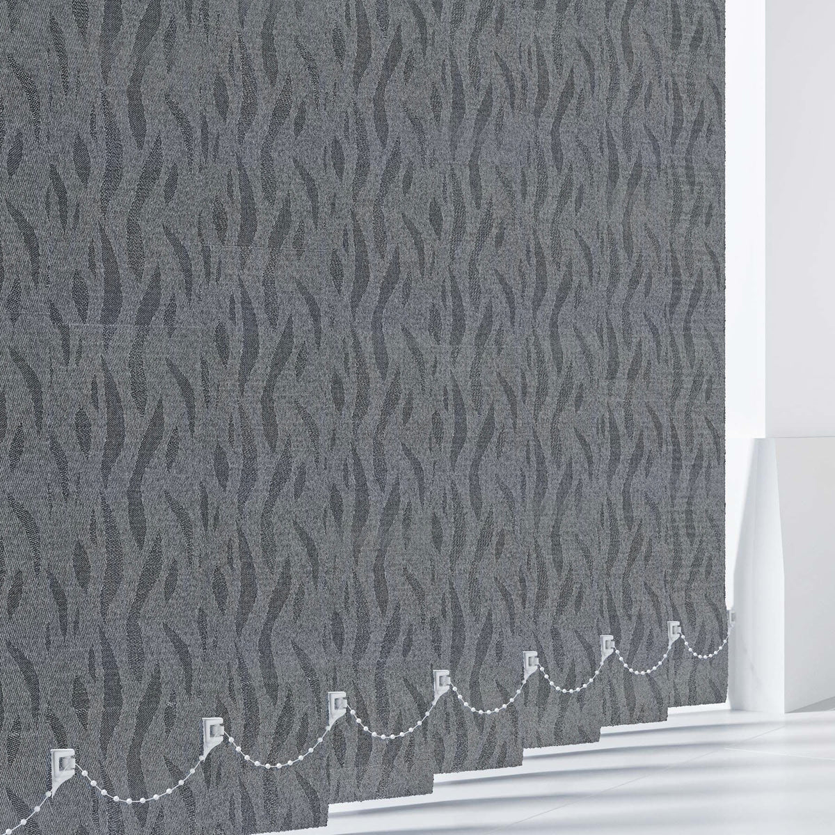 Oasis Charcoal1 Vertical Replacement Blind Slat