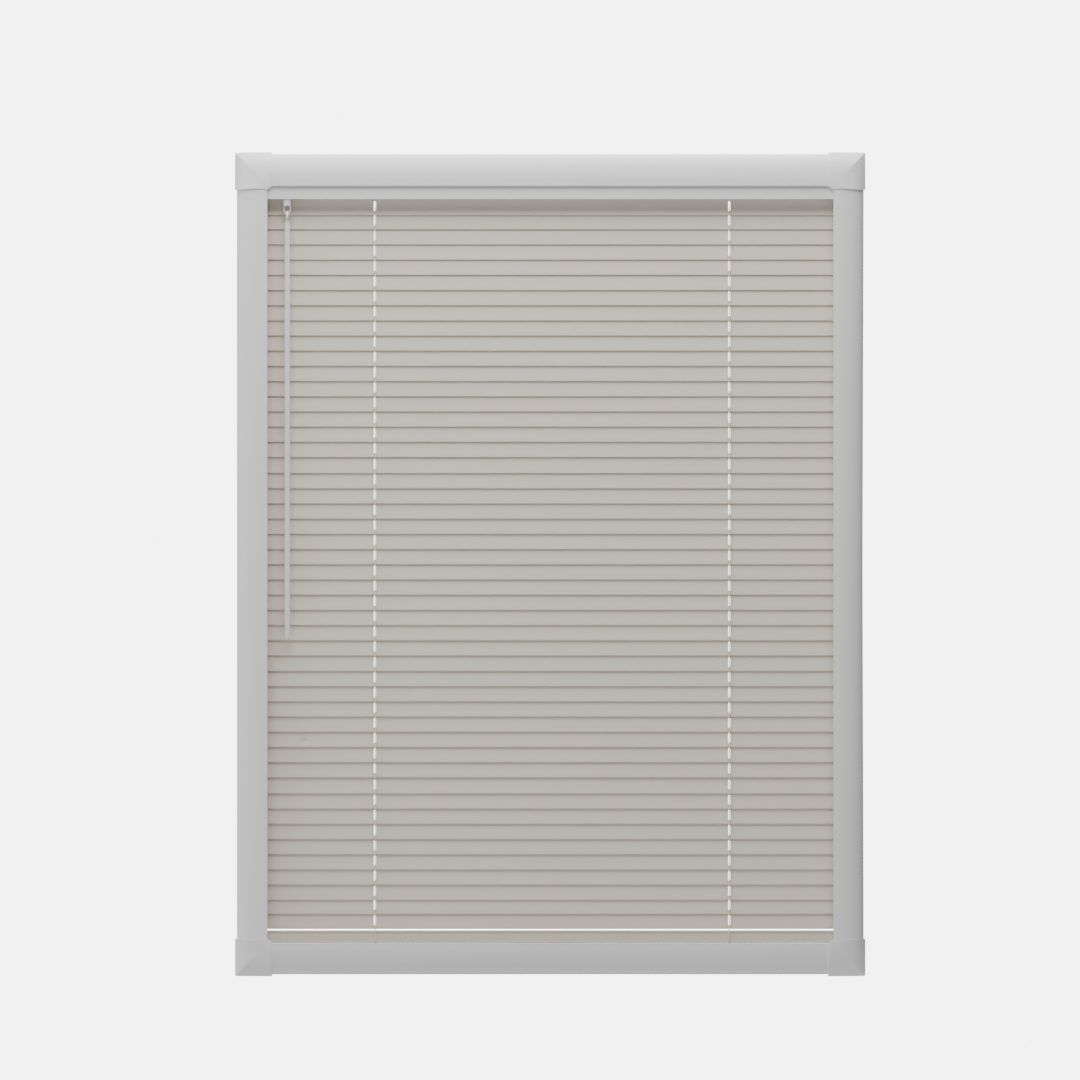 Perfect Fit No Drill Metal Blind - Oatmeal - 25mm