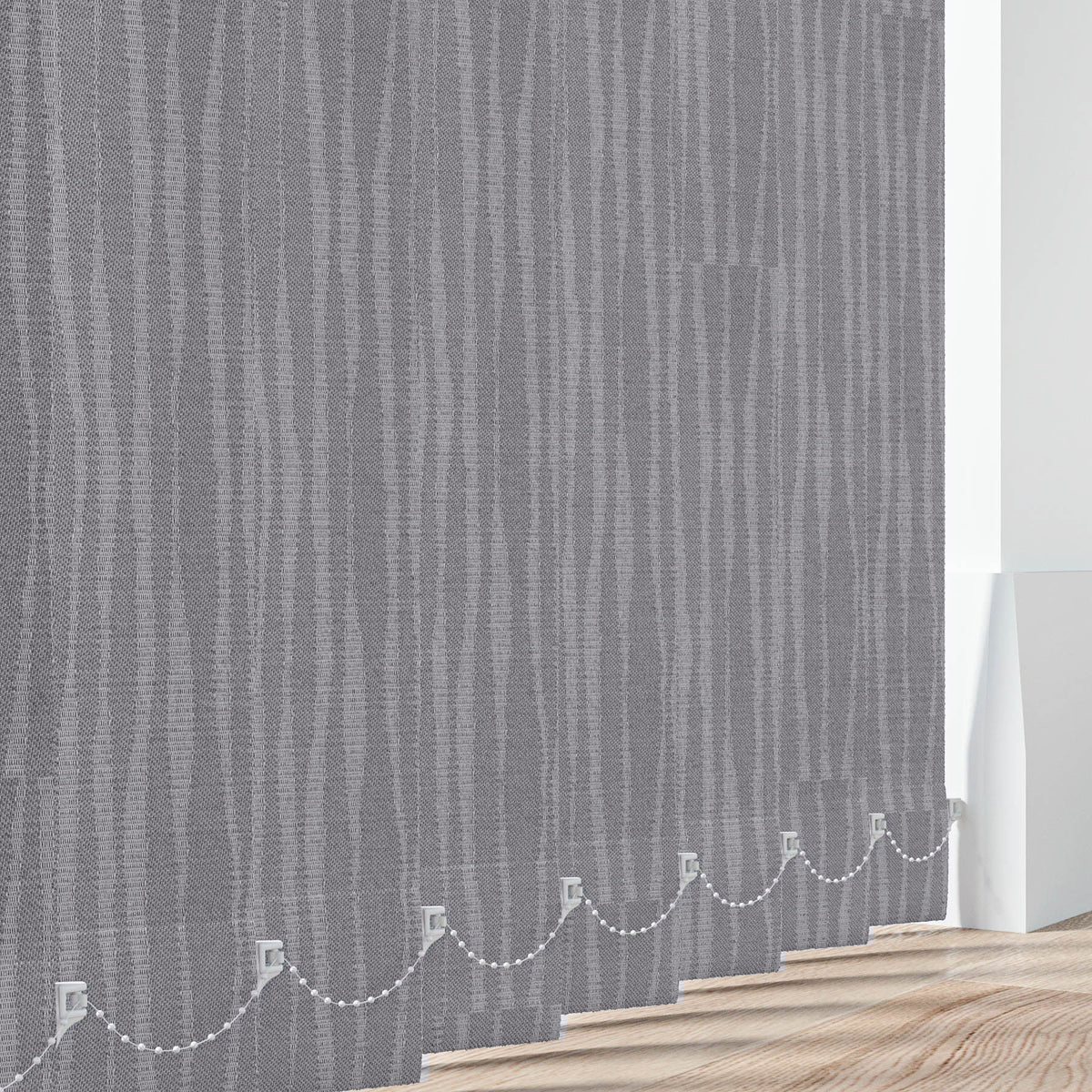 Opera Grey Vertical Replacement Blind Slat