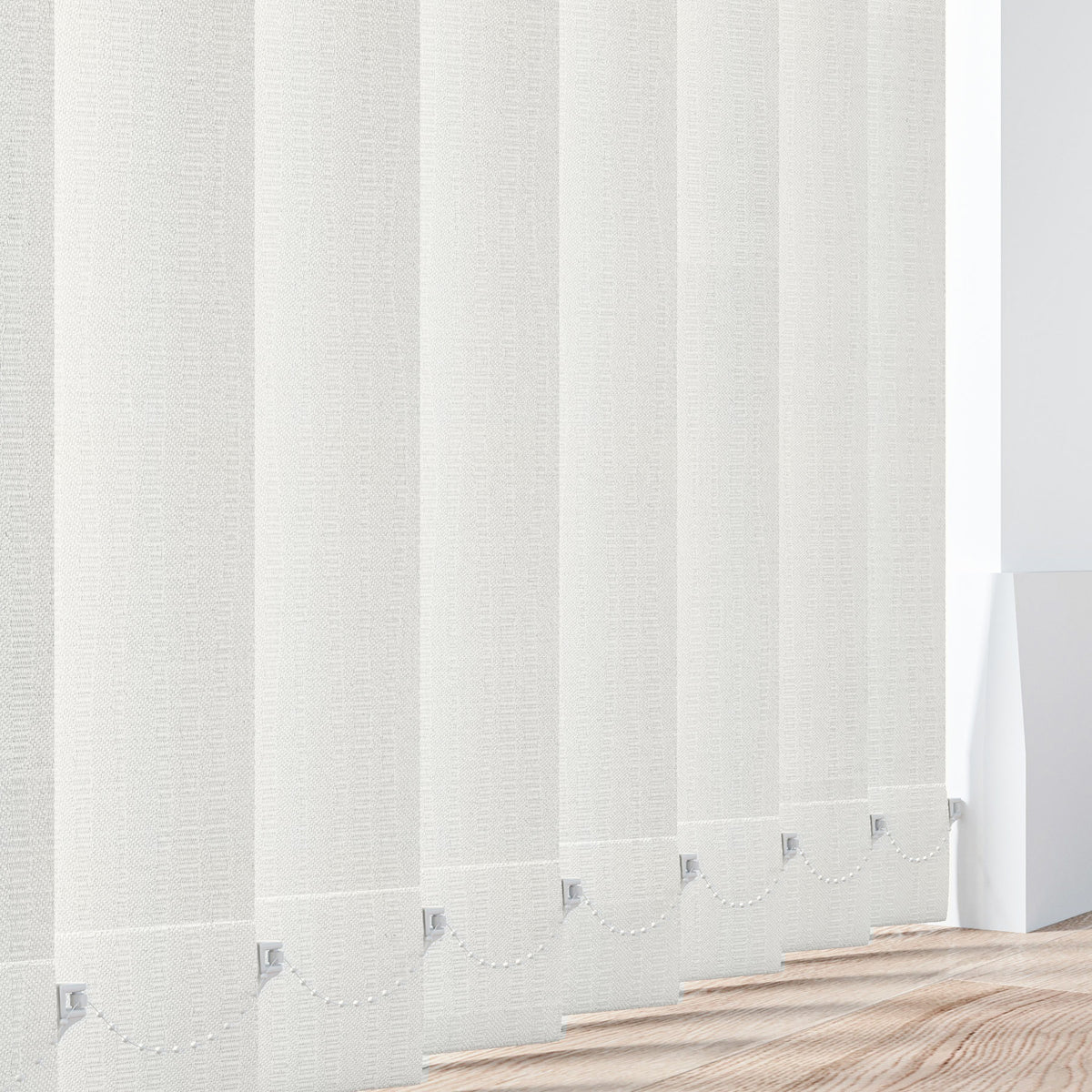 Opera White Vertical Replacement Blind Slat