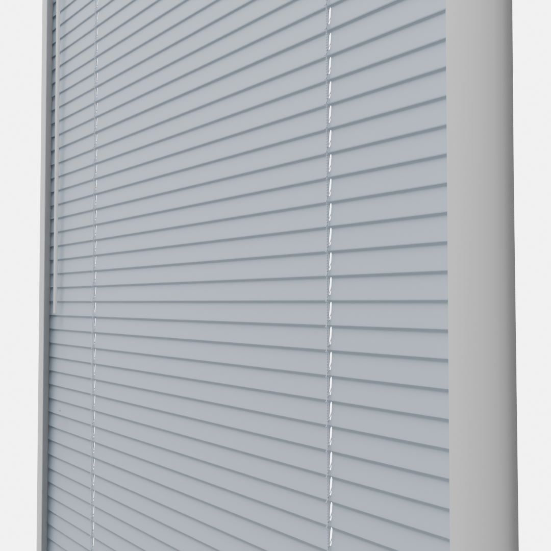 Perfect Fit No Drill Metal Blind - Oriental Blue - 25mm