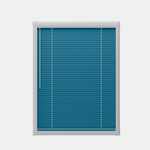 Perfect Fit No Drill Metal Blind - Oxford Blue - 25mm