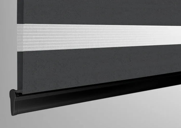 Ozark Black - Electrical Day and Night Blinds