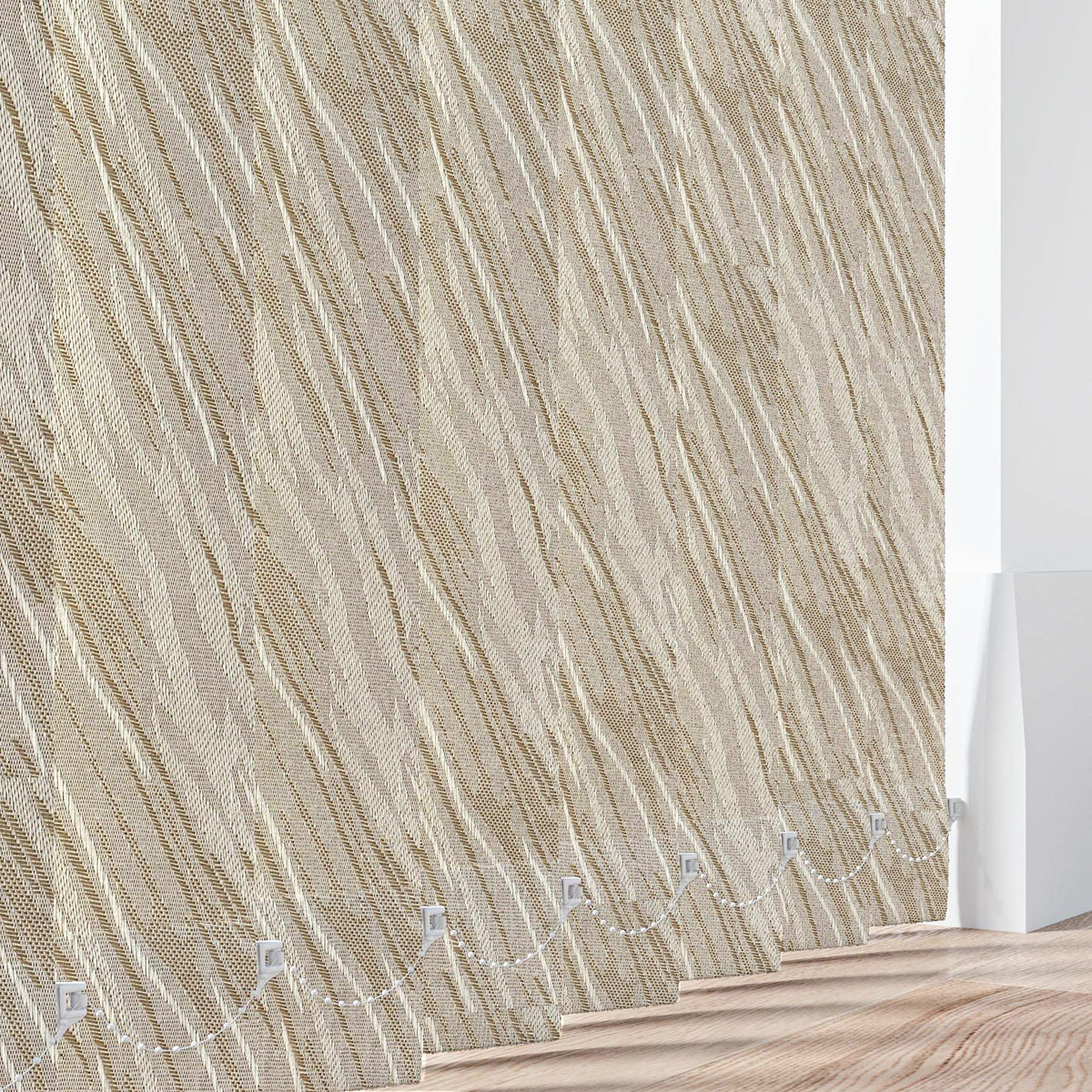 Pacific Mocha Vertical Replacement Blind Slat