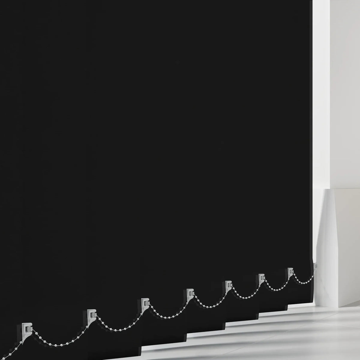 Palette Fr Black Vertical Replacement Blind Slat