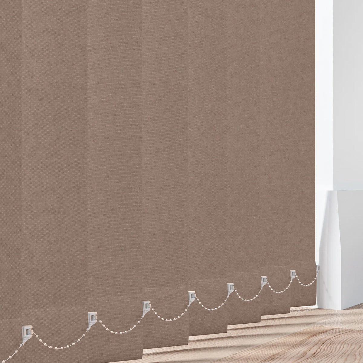 Palette Fr Taupe Vertical Replacement Blind Slat