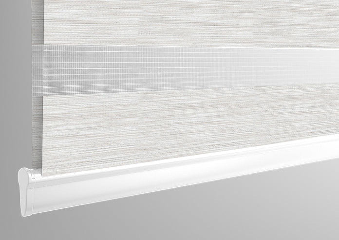 Palma Blackout Silver Electrical Day and Night Blind