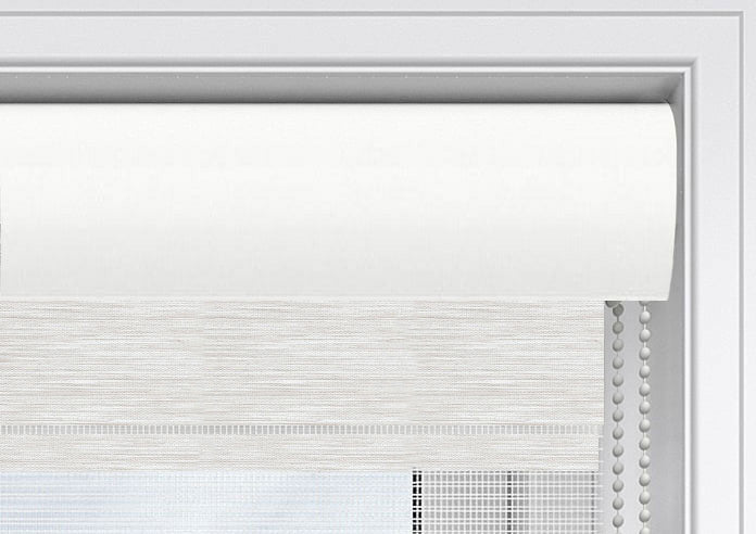 Palma Blackout Silver Electrical Day and Night Blind