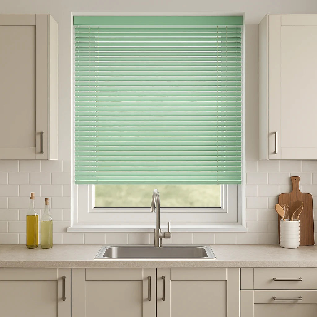 Peppermint Metal Venetian Blind - 25mm