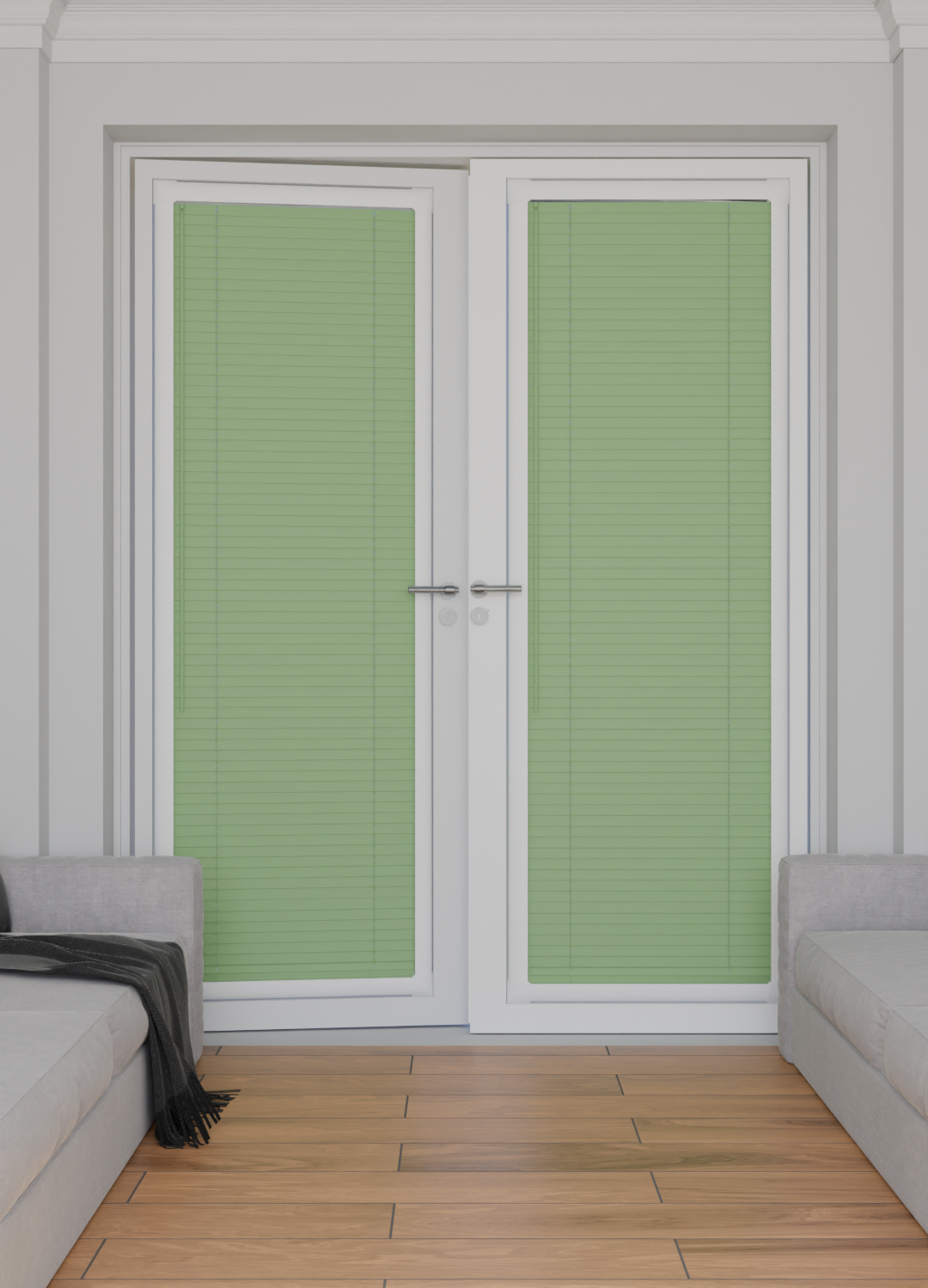 Perfect Fit Metal Blind - Pistachio - 25mm
