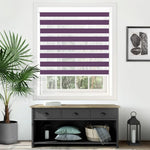 Plain Soft Purple - Electrical Day and Night Blinds
