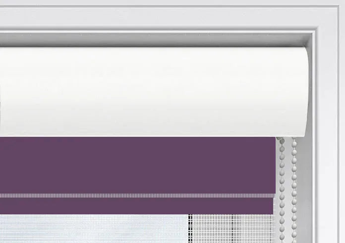 Plain Soft Purple - Day and Night Blinds