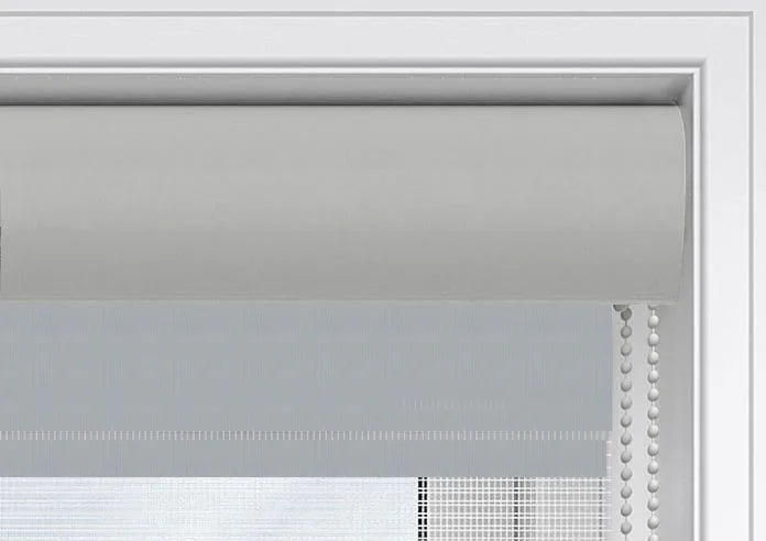 Plain Soft Silver - Day and Night Blinds