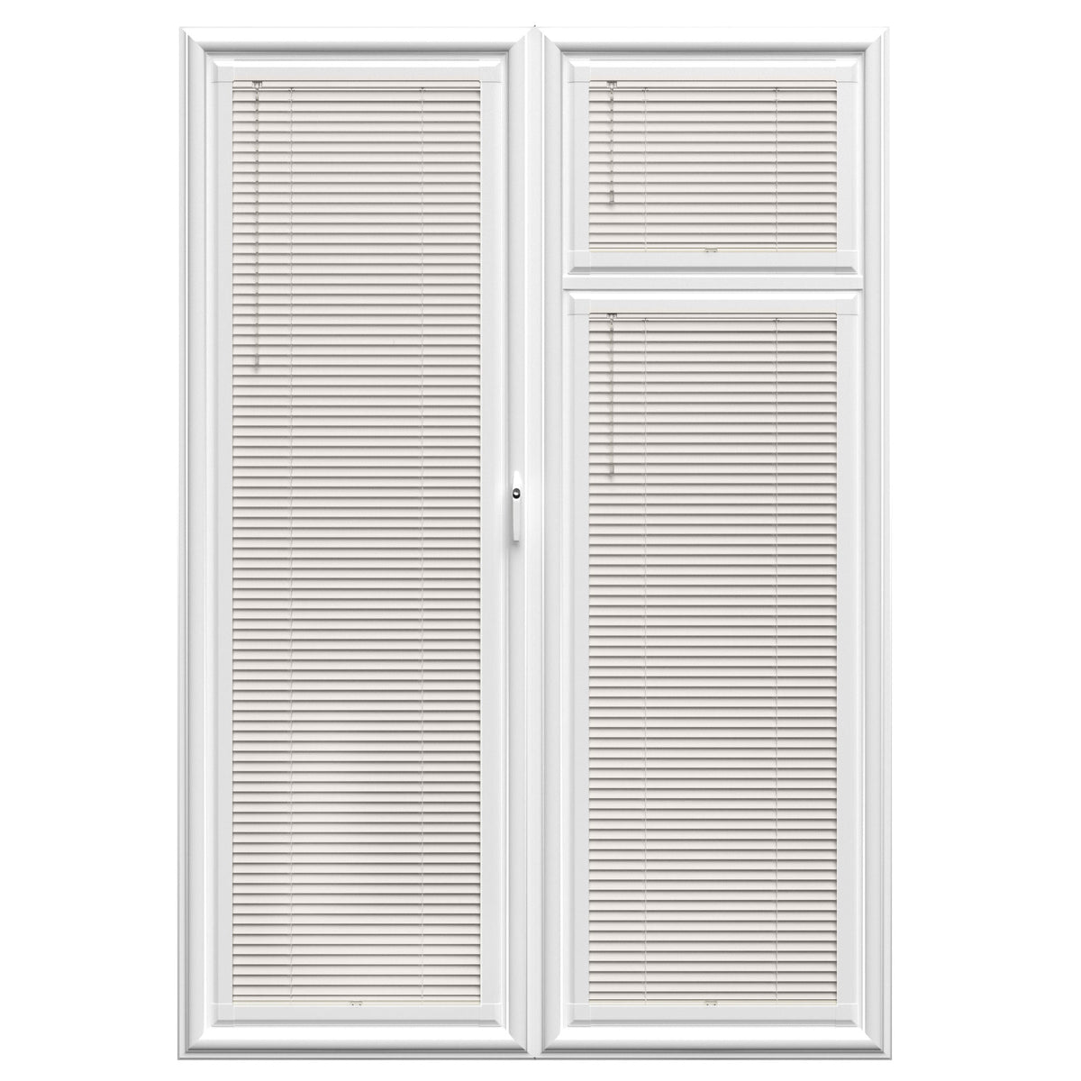 Perfect Fit No Drill Wooden blind - Polar Off White - 25mm