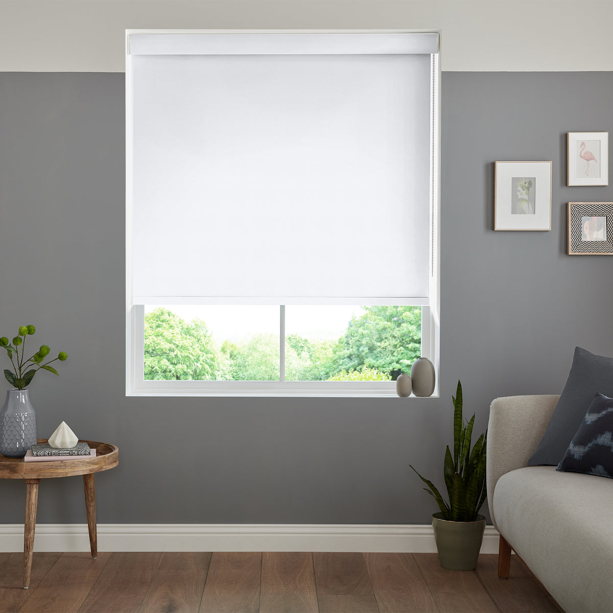 Insta Fit No Drill Iris Blackout Polar Roller Blinds - Fit in 30 Secs