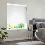 Insta Fit No Drill Iris Blackout Ivory Roller Blinds - Fit in 30 Secs