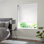 Insta Fit No Drill Iris Blackout Ivory Roller Blinds - Fit in 30 Secs