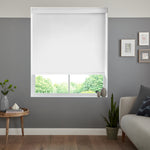 Insta Fit No Drill Wave Blackout White Roller Blinds - Fit in 30 Secs