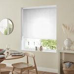 Insta Fit No Drill Begonia Blackout White Roller Blinds - Fit in 30 Secs