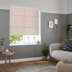 Insta Fit No Drill Azalea sheer Ivory Roller Blinds - Fit in 30 Secs