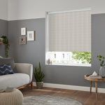 Insta Fit No Drill Verbena Blackout Taupe Roller Blinds - Fit in 30 Secs