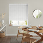 Insta Fit No Drill Verbena Blackout Silver Roller Blinds - Fit in 30 Secs