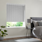 Insta Fit No Drill Verbena Blackout Charcoal Roller Blinds - Fit in 30 Secs