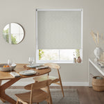 Insta Fit No Drill Zinnia Blackout Silver Roller Blinds - Fit in 30 Secs