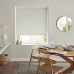 Insta Fit No Drill Zinnia Blackout Silver Roller Blinds - Fit in 30 Secs