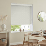 Insta Fit No Drill Zinnia Blackout Silver Roller Blinds - Fit in 30 Secs