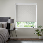 Insta Fit No Drill Zinnia Blackout Grey Roller Blinds - Fit in 30 Secs