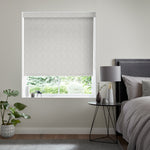 Insta Fit No Drill Zinnia Blackout Grey Roller Blinds - Fit in 30 Secs
