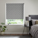 Insta Fit No Drill Yarrow Blackout Grey Roller Blinds - Fit in 30 Secs